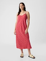 Satin Midi Dress
