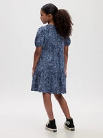 Kids Puff Sleeve Dress