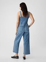 Wide-Leg Denim Jumpsuit