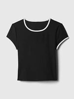 GapFit Studio Rib Cropped T-Shirt