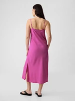 Satin Midi Dress