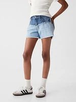 Kids Low Rise Denim Shorts