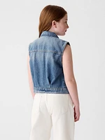 Kids Denim Vest