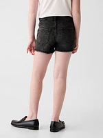 Kids Low Rise Denim Shorts