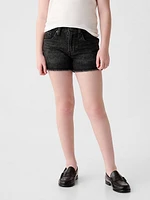 Kids Low Rise Denim Shorts