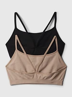 Seamless Racerback Bralette (2-Pack)