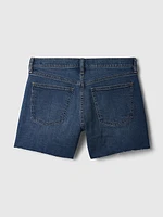 4" High Rise Girlfriend Denim Shorts