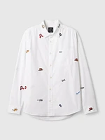 GAP × Embroidered Oxford Shirt