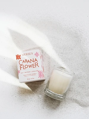 Mersea Cabana Flower Boxed Votive Candle