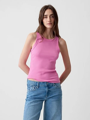 Modern Rib Halter Tank Top