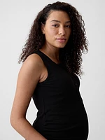 Maternity Rib Henley Tank Top