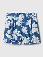 365 High Rise Linen-Blend Shorts