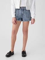 Kids High-Rise Denim Shorts