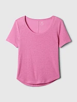 Linen-Blend T-Shirt