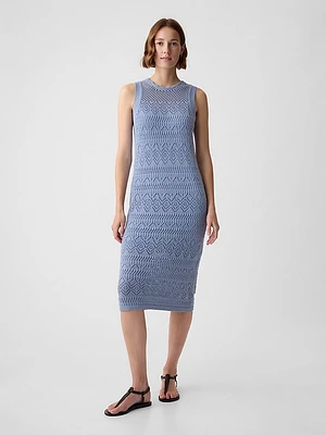 Crochet Midi Dress