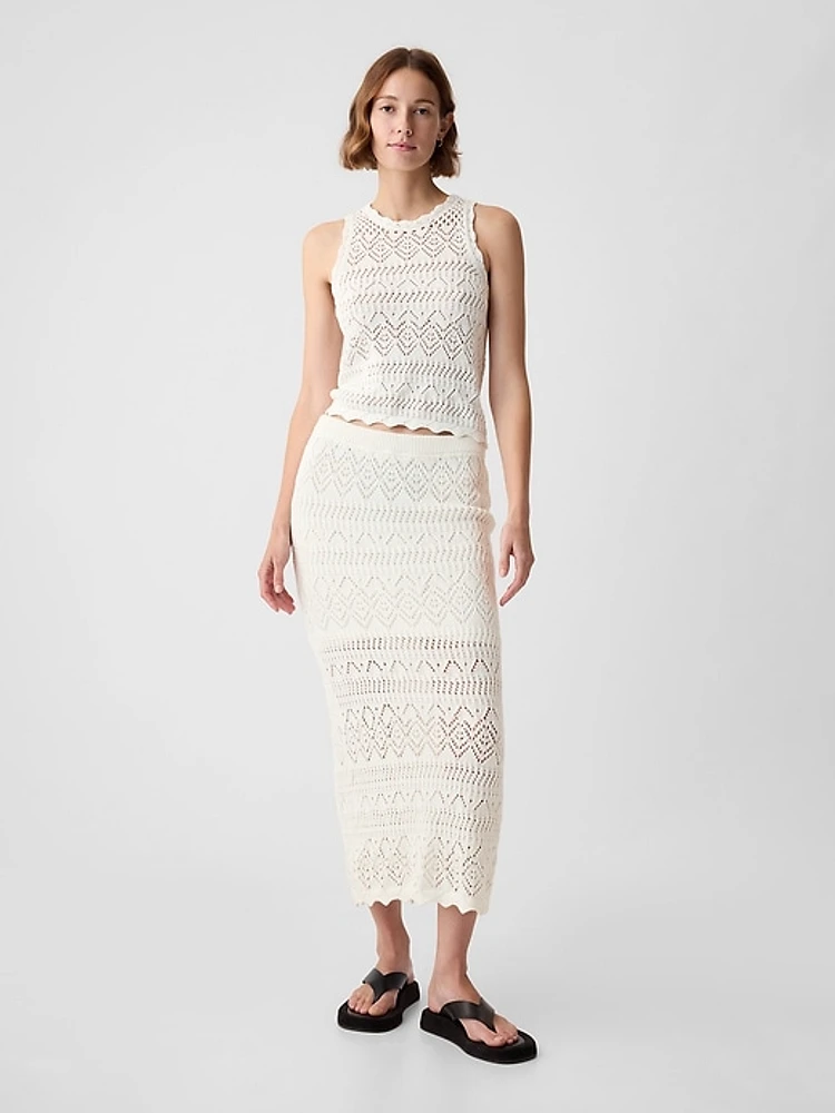 Crochet Halter Tank Top