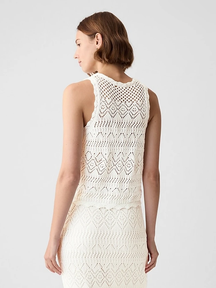Crochet Halter Tank Top