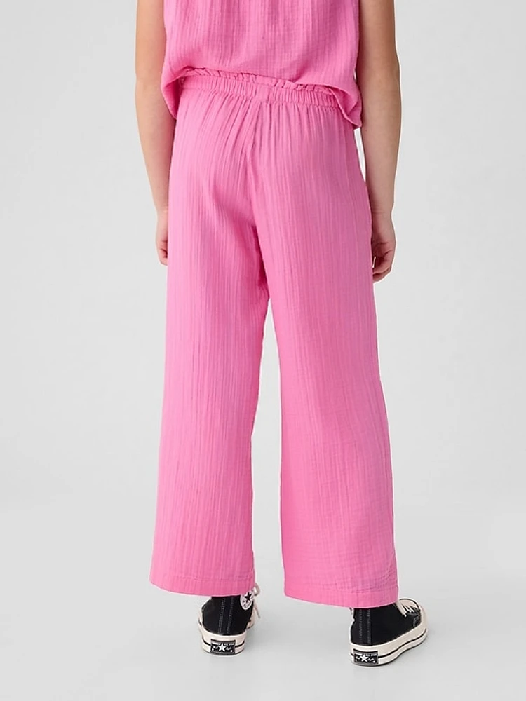 Kids Crinkle Gauze Pants