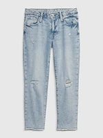 Kids High Rise Girlfriend Jeans