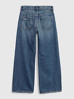 Kids Low Rise Stride Wide-Leg Jeans