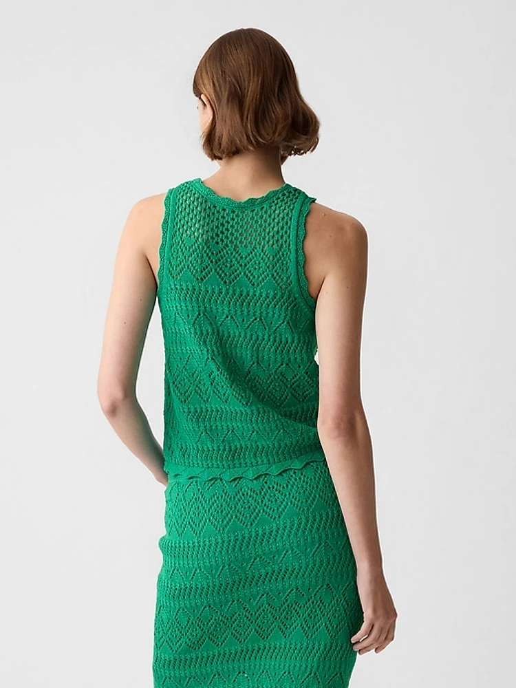 Crochet Halter Tank Top