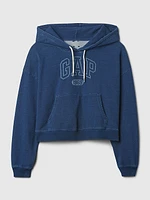 Gap Arch Logo Cropped Hoodie