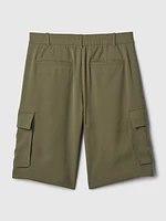 365 Mid Rise Cargo Bermuda Shorts