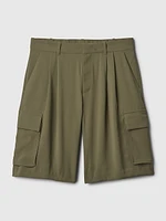 365 Mid Rise Cargo Bermuda Shorts