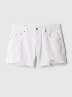 4" Low Rise Stride Denim Shorts