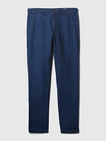 Linen-Cotton Trousers Slim Fit