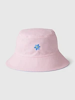 Kids Organic Cotton Reversible Bucket Hat