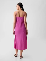 Satin Midi Dress