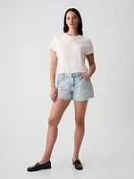 4" Low Rise Stride Denim Shorts