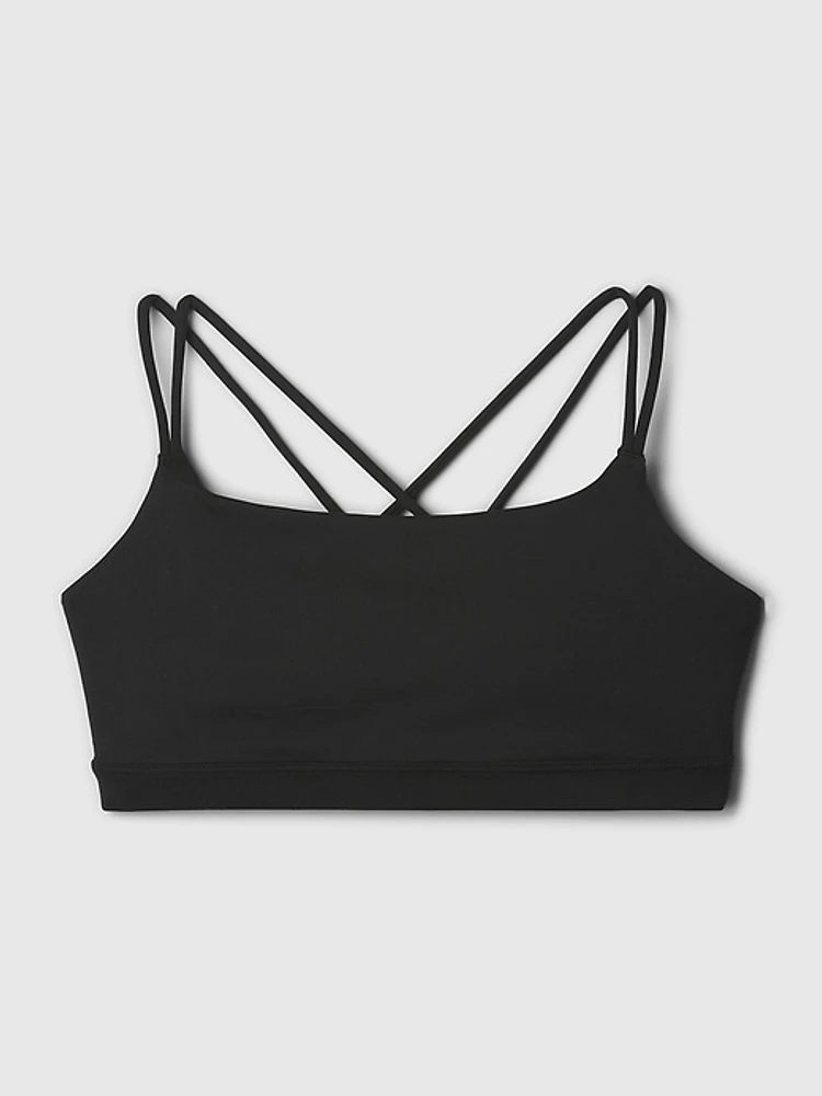 GapFit Power Medium Impact Strappy Sports Bra