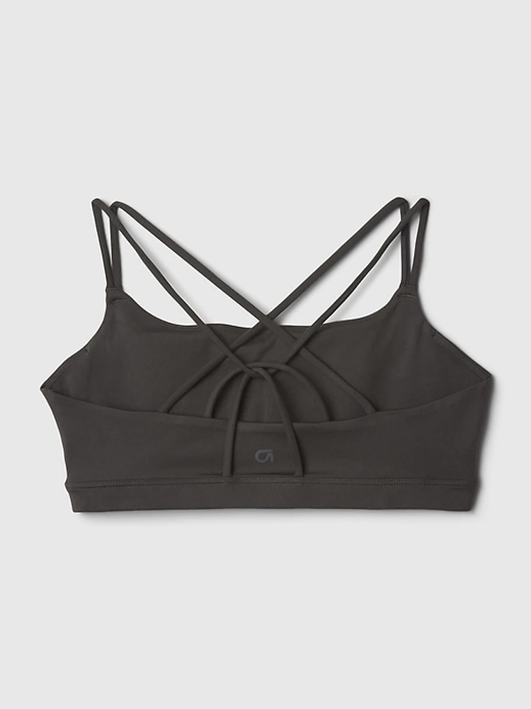 GapFit Power Medium Impact Strappy Sports Bra