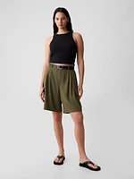 365 Mid Rise Cargo Bermuda Shorts