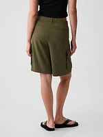 365 Mid Rise Cargo Bermuda Shorts