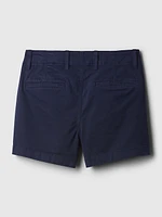 4" Downtown Khaki Shorts