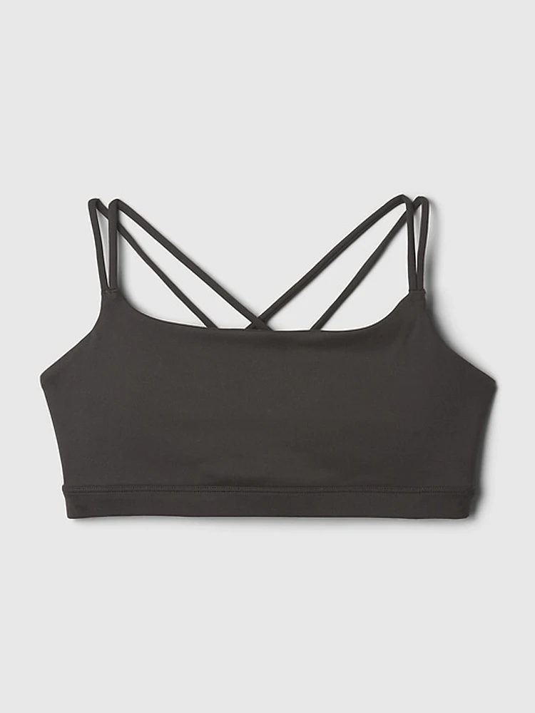 GapFit Power Medium Impact Strappy Sports Bra