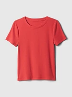 Modern Rib Cropped T-Shirt