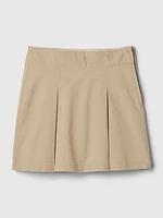 Kids Uniform Pleated Khaki Skort