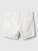 Kids Low Rise Denim Shorts