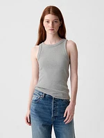 Modern Rib Halter Tank Top