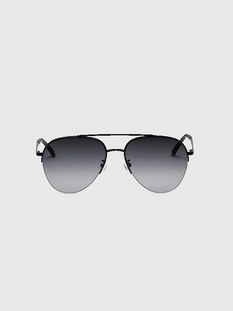 Eleventh Hour Oversized Aviator Sunglasses