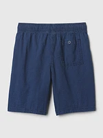 Kids Seersucker Easy Shorts