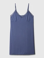 Lace-Trim Nightgown