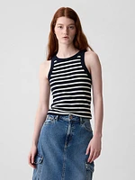 Modern Rib Halter Tank Top