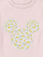 Toddler Mickey And Friends Flowers Graphic Tee