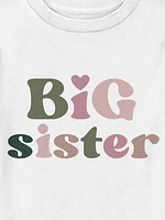 Toddler Big Sister Graphic Tee