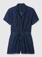 Denim Romper